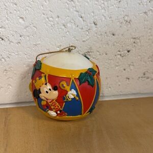 Disney Vintage 1998 Mickey On Parade 3D Globe Ornament